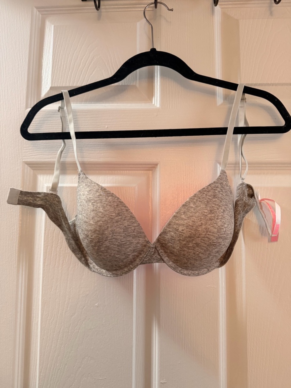 PINK Victoria's Secret Heather Gray T-Shirt Bra